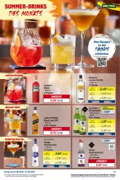 Gazetka promocyjna Metro - Monats-Menü - Gazetka - ważna od 31.08 do 31.08.2025 - strona 13 - produkty: alkohol, angebot, bacardi, bacardi rum, bier, black label, campari, corona, corona extra, drink, drinks, dry gin, eis, Fernet, fernet branca, flasche, frucht, getränk, getränke, gin, Gorbatschow, gordon, Hefe, heineken, johnnie walker, lack, limette, limetten, london dry, london dry gin, martini, Mett, metten, Molinari, Palette, passionsfrucht, Paula, paulaner, reis, rum, saft, sambuca, Ti, tiefpreis, whiskey, wodka, zitrone, zitronen, zitronensaft