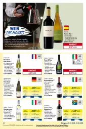 Gazetka promocyjna Metro - Monats-Menü - Gazetka - ważna od 31.08 do 31.08.2025 - strona 14 - produkty: angebot, aperitif, apfel, beere, beeren, burgunder, cabernet, cabernet sauvignon, Cap, chardonnay, corona, cuvée, ecco, eis, ente, erde, flasche, frizzante, frucht, früchte, früchten, getränk, getränke, grauburgunder, harman, kakao, kirsch, kirsche, kirschen, Metro, metro gastro, mezzacorona, nederburg, Palette, paprika, perla, pfeffer, Pinot, pinot grigio, primitivo, prosecco, Rivaner, sauvignon, Ti, tisch, vanille, Weste