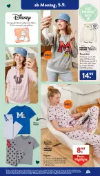 Gazetka promocyjna AldiSud - NÄCHSTE WOCHE - Gazetka - ważna od 10.09 do 10.09.2022 - strona 13 - produkty: alle artikel ohne dekoration, Bau, baumwolle, dekoration, dell, disney, eis, elle, gin, kleid, Kleidung, Mode, Pyjama, reis, shirt, Sweatshirt, Ti, wolle, ZTE
