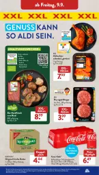 Gazetka promocyjna AldiSud - NÄCHSTE WOCHE - Gazetka - ważna od 10.09 do 10.09.2022 - strona 31 - produkty: aldi, alle artikel ohne dekoration, bio, Bio-Hackfleisch, burger, butter, coca-cola, cola, dekoration, eis, ente, erfrischungsgetränk, fleisch, getränk, gewürz, gin, gsw, hackfleisch, hähnchenschenkel, henkel, irische butter, kerrygold, nuss, reis, rind, schenkel, Ti, ZTE