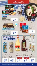 Gazetka promocyjna AldiSud - NÄCHSTE WOCHE - Gazetka - ważna od 10.09 do 10.09.2022 - strona 35 - produkty: alle artikel ohne dekoration, almdudler, bier, brezel, Brezeln, dekoration, eis, erde, flasche, Germ, gin, Gurktaler, haselnuss, kakao, kirsch, kirsche, Knödel, kokos, kräuter, mac, milch, nuss, Paula, paulaner, reis, Schaumzucker, schoko, Ti, vollmilch, waffeln, ZTE, zucker