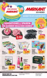 Gazetka promocyjna Markant - Prospekte - Gazetka - ważna od 22.07 do 22.07.2023 - strona 1 - produkty: angebot, angebote, Bau, Becher, beere, beeren, Buko, ecco, eis, elle, flasche, frischkäse, frucht, fruchtsecco, halbfettmargarine, jacobs, jacobs tassimo, Käse, lätta, margarine, Mett, reis, rotkäppchen, Schal, Schale, sekt, sim, tassimo, Ti, uhr, veltins, ZTE