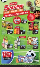 Gazetka promocyjna Markant - Prospekte - Gazetka - ważna od 22.07 do 22.07.2023 - strona 7 - produkty: chips, dip, eier, eis, knoppers, krombache, krombacher, krone, lorenz, pils, pilsener, Ti