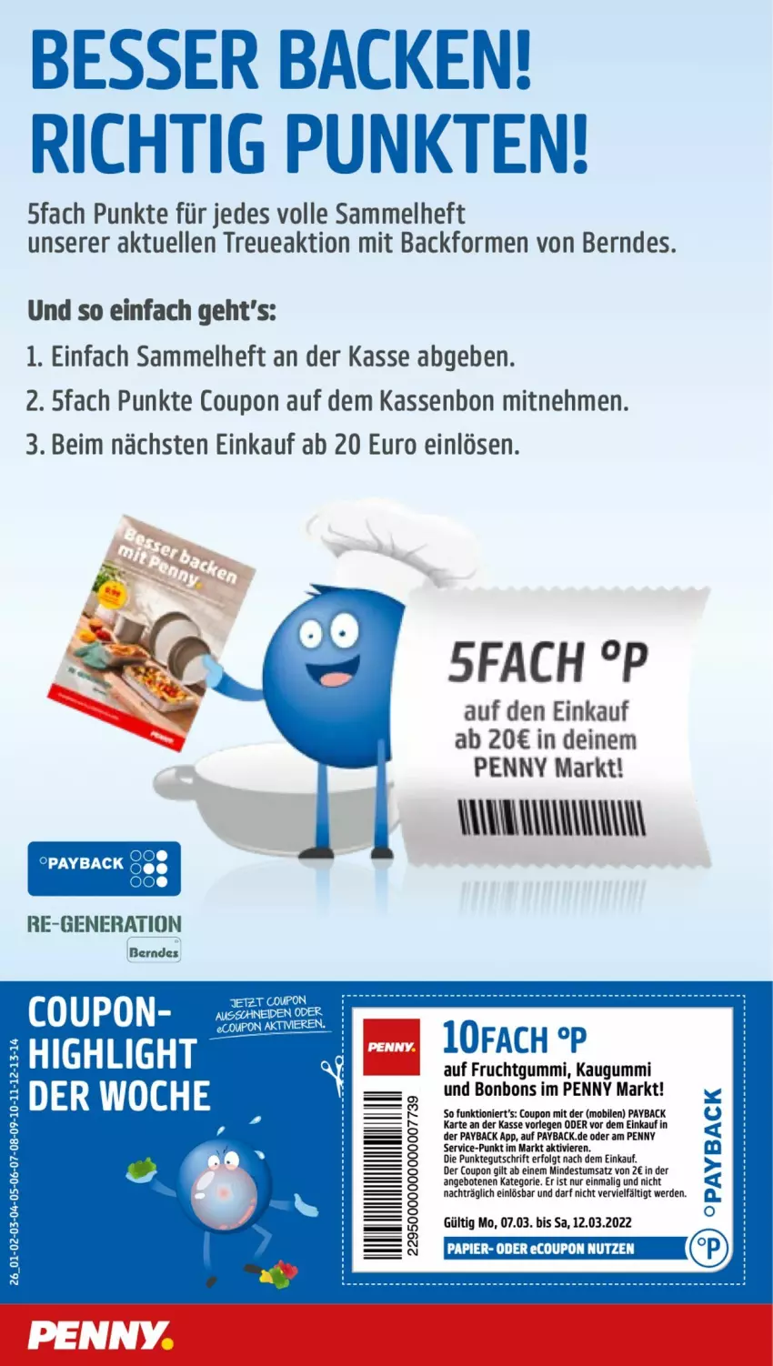 Aktueller Prospekt Penny - Prospekte - von 07.03 bis 12.03.2022 - strona 16 - produkty: angebot, angebote, Backform, berndes, bonbons, coupon, elle, erde, LG, nuk, papier, payback, Ti