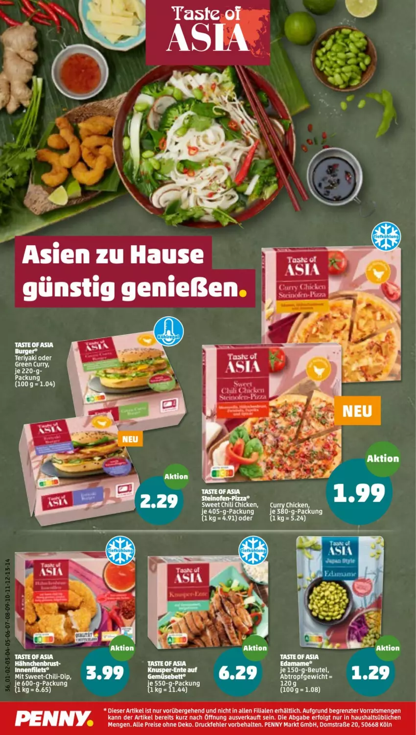 Aktueller Prospekt Penny - Prospekte - von 07.03 bis 12.03.2022 - strona 36 - produkty: beutel, chili, eis, hähnchenbrust, LG, reis, Ti, ZTE