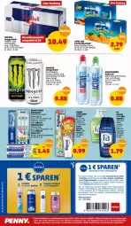 Gazetka promocyjna Penny - Prospekte - Gazetka - ważna od 12.03 do 12.03.2022 - strona 10 - produkty: adelholzener, apfel, batterie, beutel, bürste, bürsten, Cap, capri-sun, coupon, coupons, deo, drink, dusche, eier, energy drink, flasche, frucht, fruchtsaft, fruchtsaftgetränk, getränk, gin, haarpflege, Holz, kiwi, monster, Monster Energy, nivea, oral-b, red bull, saft, Seife, Signal, Ti, zahnbürste, zahnbürsten, zucker