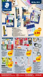 Gazetka promocyjna Penny - Prospekte - Gazetka - ważna od 12.03 do 12.03.2022 - strona 21 - produkty: Beba, Bleistift, buntstifte, eis, Fineliner, flasche, Flinke Flasche, kleber, mab, natur, Roller, schreibwaren, stifte, Surf, telefon, teppich, textmarker, Ti, uhr, weck