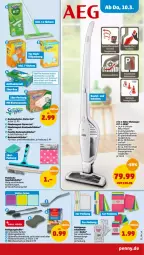 Gazetka promocyjna Penny - Prospekte - Gazetka - ważna od 12.03 do 12.03.2022 - strona 23 - produkty: akku, Behälter, bodenwischer, bürste, eis, flasche, Holz, LG, mikrofaser, Rauch, Reinigung, rwe, schwamm, staubmagnet, Stielsauger, swiffer, tee, Ti, tisch, tuc, tücher