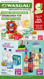 Gazetka promocyjna Wasgau - Gazetka - ważna od 04.04 do 04.04.2026 - strona 1 - produkty: Alwa, auer, Becher, beere, beeren, eis, elle, erdbeere, erdbeeren, flasche, hochwald, mineralwasser, Mineralwasser Classic, natur, pet-flasche, pet-flaschen, pril, rama, ramazzott, ramazzotti, reis, rel, sahne, Schal, Schale, schlagsahne, Ti, tisch, wasser, wein, zott