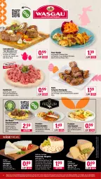 Gazetka promocyjna Wasgau - Gazetka - ważna od 04.04 do 04.04.2026 - strona 10 - produkty: angebot, angebote, auer, Bergkäse, bio, bio-rindfleisch, braten, Brei, brie, eis, filet, filets, fleisch, für grill und pfanne, gewürz, gin, gouda, grill, grill und pfanne, gulasch, hackfleisch, hartkäse, ideal für grill, ideal für grill und pfanne, Kaninchenkeule, Käse, käsetheke, kotelett, mac, medaillons, milch, mit zwiebeln, nuss, peperoni, Peroni, petersilie, pfanne, pfannen, pute, rind, rinder, rindfleisch, rwe, saft, schnitten, schwein, schweine, schweine-filet, schweinefleisch, schweinenacken, schweinerücken, Spezi, steiner, südtiroler, Ti, torte, und pfanne, weichkäse, wein, weine, zwiebel, zwiebeln