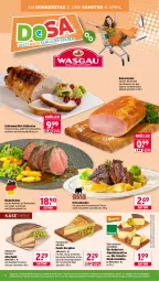 Gazetka promocyjna Wasgau - Gazetka - ważna od 04.04 do 04.04.2026 - strona 28 - produkty: angebot, angebote, auer, Bad, Bergkäse, bio, blume, blumen, braten, Brei, butter, comté, eis, filet, fleisch, frucht, hartkäse, italienischer hartkäse, Kaiser, Käse, käsetheke, kasseler, kräuter, kräuterbutter, mac, nuss, pril, rind, rinder, rinderbraten, rollbraten, schlemmerfilet, schnittkäse, schwein, schweine, schweinefilet, schweinerücken, Spezi, Ti, tisch, wein, weine