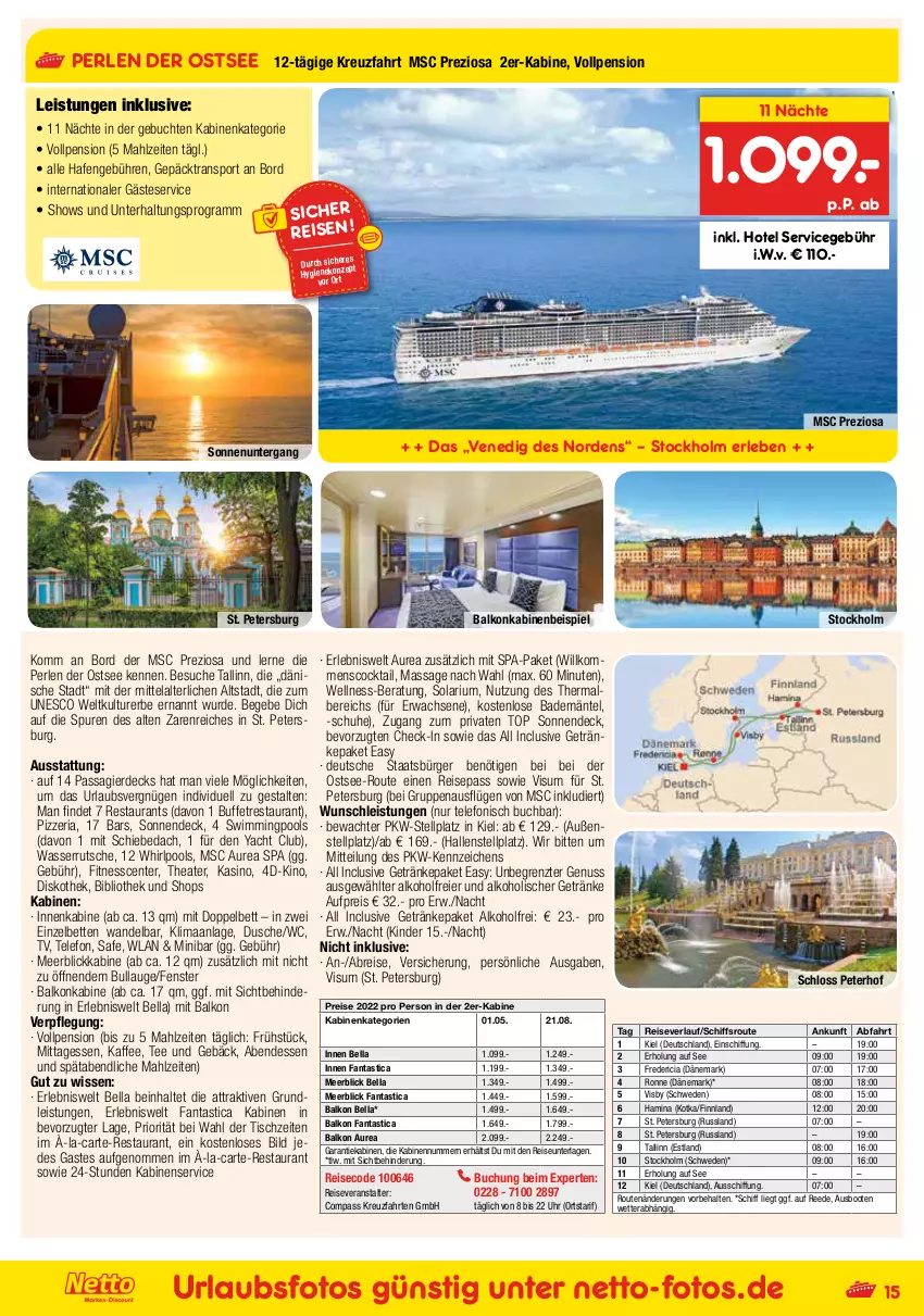 Aktueller Prospekt Netto Marken-Discount - Reisemagazin September - von 26.08 bis 30.09.2021 - strona 15