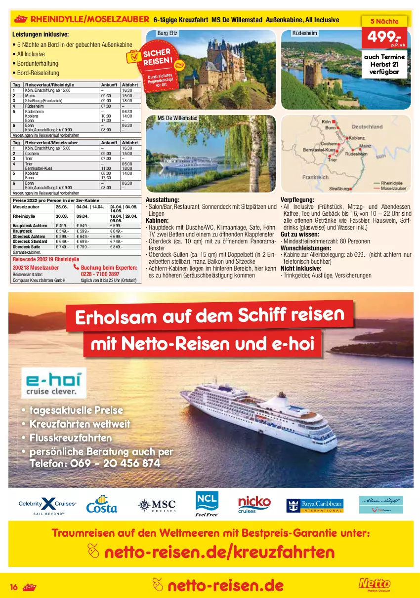 Aktueller Prospekt Netto Marken-Discount - Reisemagazin September - von 26.08 bis 30.09.2021 - strona 16