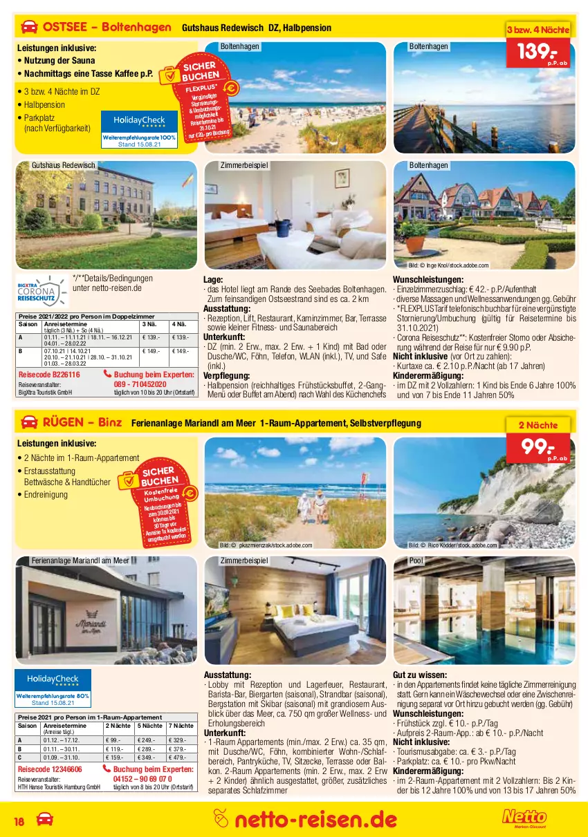 Aktueller Prospekt Netto Marken-Discount - Reisemagazin September - von 26.08 bis 30.09.2021 - strona 18