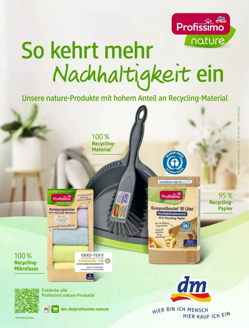 Aktueller Prospekt Dm Drogerie - Prospekte - von 01.08 bis 31.08.2024 - strona 66 - produkty: Clin, mikrofaser, natur, papier, Ria, Ti