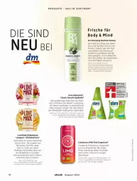 Gazetka promocyjna Dm Drogerie - Prospekte - Gazetka - ważna od 31.08 do 31.08.2024 - strona 98 - produkty: Alverde, bamboo, Bau, bio, body, bree, deo, deodorant, deospray, Effect, eis, elle, erde, frucht, geschirr, grapefruit, kraft, lasagne, limo, limonade, mac, natur, salz, Schal, Schale, sim, Spezi, Ti, wasser, WICK