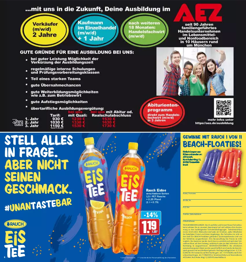 Aktueller Prospekt Aez - Prospekte - von 19.04 bis 23.04.2022 - strona 6 - produkty: AEZ, coupon, eis, eistee, elle, erde, flasche, gewinnspiel, LG, mac, Rauch, reis, ring, tee, telefon, teller, Ti, weck