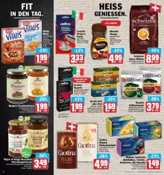 Gazetka promocyjna Aez - Prospekte - Gazetka - ważna od 23.04 do 23.04.2022 - strona 12 - produkty: aufstrich, bio, bohne, bohnen, creme, eis, elle, espresso, frucht, fruchtaufstrich, früchte, gin, jacobs, kaffee, kaffeekapseln, kräuter, Ländertee, lavazza, löslicher kaffee, Meßmer, milch, müsli, natur, natura, Nescafé, nespresso, nuss, nuss-nougat-creme, reis, ritter, schoko, schokolade, sim, tassimo, tee, teller, Ti, vita, vitalis, vitalis müsli