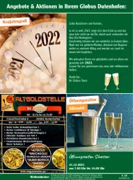 Gazetka promocyjna Globus - Prospekte - Gazetka - ważna od 01.01 do 01.01.2023 - strona 25 - produkty: angebot, angebote, decke, eis, erde, gin, Kinder, Maske, Ofen, reis, Schal, Ti, uhr