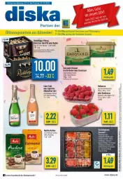 Gazetka promocyjna Diska - Prospekte - Gazetka - ważna od 31.12 do 31.12.2021 - strona 1 - produkty: aktionspreis, alkohol, Bau, bauchscheiben, Becher, beere, beeren, Berger, burger, butter, Dairygold, eis, erdbeere, erdbeeren, flasche, gin, grill, hamburger, himbeer, himbeere, himbeeren, irische butter, kaffee, köstritzer, latte, limette, melitta, Mett, Nestea, oder radler, pils, pilsner, radeberger, radeberger pilsner, radler, reis, rind, rinder, ring, sac, Schal, Schale, schwein, schweine, sekt, steak, steaks, Streichzart, Ti, uhr, wein, weine, würstchen