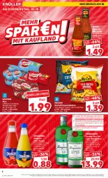 Gazetka promocyjna Kaufland - Extra-Angebote - Gazetka - ważna od 11.10 do 11.10.2023 - strona 2 - produkty: alkohol, angebot, babybel, beutel, cocktail, dry gin, eis, fleisch, frucht, fruchtfleisch, gewürz, gin, halbfester schnittkäse, kartoffel, Käse, limo, limonade, london dry, london dry gin, mac, maggi, mccain, mit frucht, nuss, orangina, rouge, schnittkäse, Soße, Spezi, Tanqueray, Ti, ZTE