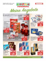 Gazetka promocyjna Feneberg - Prospekte - Gazetka - ważna od 02.07 do 02.07.2022 - strona 1 - produkty: angebot, angebote, baguette, Becher, beutel, bohne, bohnen, brötchen, butter, coca-cola, coffein, cola, coppenrath, cornetto, dallmayr, dallmayr prodomo, eis, elle, flasche, getränk, Goldstücke, Kinder, korn, lebensmittel, magnum, mehrkornbrötchen, milch, milchreis, Müller, prodomo, red bull, reis, schoko, schokolade, Streichzart, Ti, weihenstephan, Yo, yogurette, ZTE