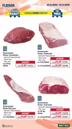 Gazetka promocyjna Metro - Wochen-Angebote Gastro - Gazetka - ważna od 15.11 do 15.11.2025 - strona 4 - produkty: Abtei, angebot, angebote, aqua, beef, eis, elle, entrecôte, filet, fisch, fischtheke, fleisch, forelle, frischfisch, Heilbuttfilet, lachs, Metro, rel, rind, rinder, rinderfilet, roastbeef, rwe, sim, steak, steakhüfte, Ti, Wild