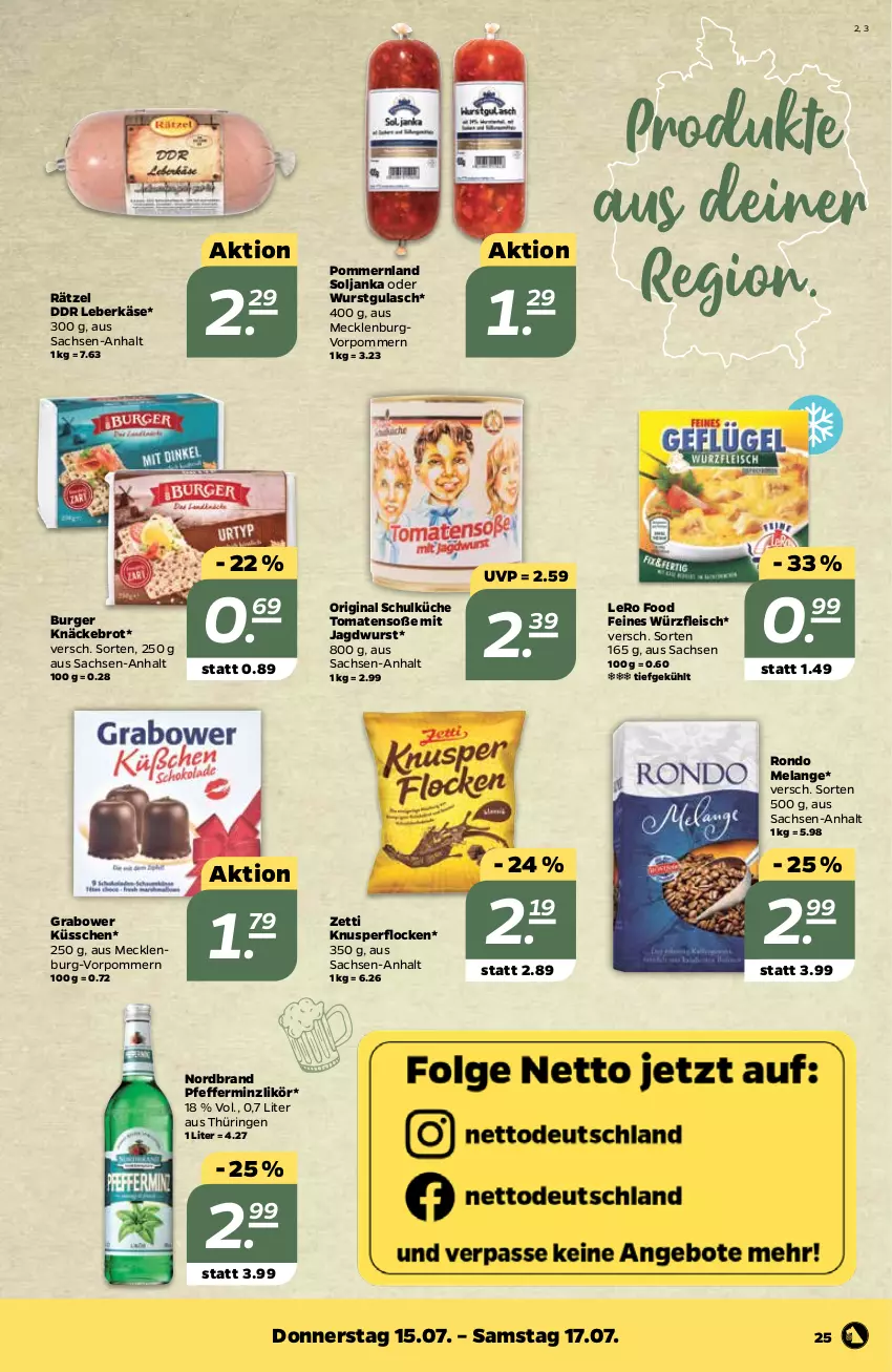 Aktueller Prospekt Netto - Angebote ab Montag - von 12.07 bis 17.07.2021 - strona 25