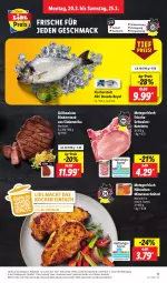 Gazetka promocyjna Lidl - Aktionsprospekt - Gazetka - ważna od 17.03 do 17.03.2023 - strona 11 - produkty: brot, Dorade, dorade royal, eis, fisch, fische, Fischer, Geflügel, grill, kotelett, mac, Meister, minutenschnitzel, reis, rezept, rezepte, rind, rinder, Rindersteak, schnitzel, schwein, schweine, schweinekotelett, steak, Ti, wein, weine