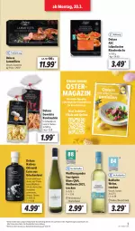 Gazetka promocyjna Lidl - Aktionsprospekt - Gazetka - ważna od 17.03 do 17.03.2023 - strona 3 - produkty: angebot, Bad, burgunder, eis, elle, filet, filets, lachs, lamm, Lammfilets, magazin, natives olivenöl, nudel, nudeln, olive, oliven, olivenöl, olivenöl extra, Räucherlachs, reis, rezept, rezepte, sauvignon, sauvignon blanc, teller, Ti, wein, weine, Weißburgunder, Weißwein, ZTE