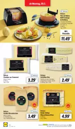 Gazetka promocyjna Lidl - Aktionsprospekt - Gazetka - ważna od 17.03 do 17.03.2023 - strona 4 - produkty: brie, cheddar, elle, frischkäse, Käse, milch, ndk, Schal, Schale, schnittkäse, schweizer schnittkäse, Tête de Moine, Ti