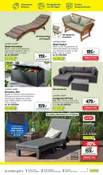 Gazetka promocyjna Lidl - Aktionsprospekt - Gazetka - ważna od 17.03 do 17.03.2023 - strona 47 - produkty: armlehnen, auer, auto, braun, dell, Garten, gartenliege, kissen, korb, Liege, Mode, ndk, Rückenkissen, rückenlehne, Seitenmarkise, Sofa, sonnenliege, Ti, tisch, tragegriff