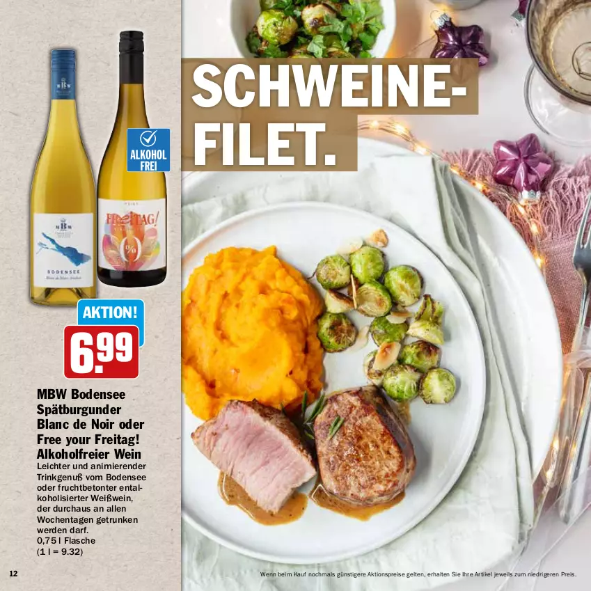 Aktueller Prospekt Hit - Wochenprospekt - von 24.11 bis 31.12.2025 - strona 12 - produkty: aktionspreis, alkohol, burgunder, eier, eis, erde, filet, flasche, frucht, reis, schwein, schweine, schweinefilet, spätburgunder, Ti, wein, weine, Weißwein, Yo