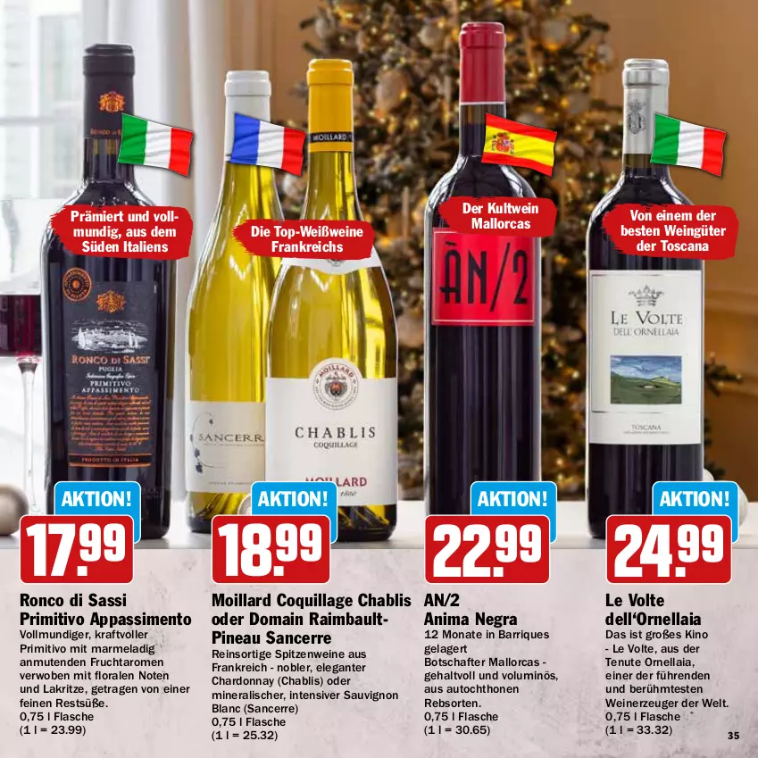 Aktueller Prospekt Hit - Wochenprospekt - von 24.11 bis 31.12.2025 - strona 35 - produkty: auto, Bau, chardonnay, dell, flasche, frucht, kraft, Lakritz, primitivo, sauvignon, sauvignon blanc, sim, Ti, wein, weine, Weißwein