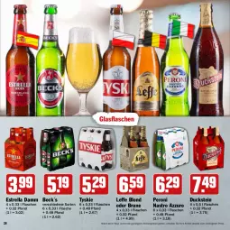Gazetka promocyjna Hit - Wochenprospekt - Gazetka - ważna od 31.12 do 31.12.2025 - strona 28 - produkty: aktionspreis, Duck, eis, Estrella Damm, flasche, glasflasche, Peroni, reis, rel, Ti, tyskie