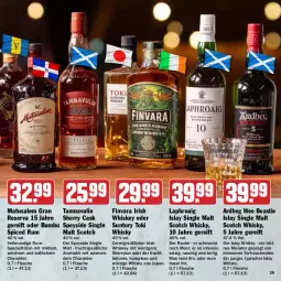 Gazetka promocyjna Hit - Wochenprospekt - Gazetka - ważna od 31.12 do 31.12.2025 - strona 39 - produkty: Ardbeg, asti, Bumbu, flasche, frucht, irish whiskey, islay single malt, laphroaig, leine, Matusalem, monster, Rauch, rum, salz, scotch, scotch whisky, single malt, Spezi, Ti, whiskey, whisky