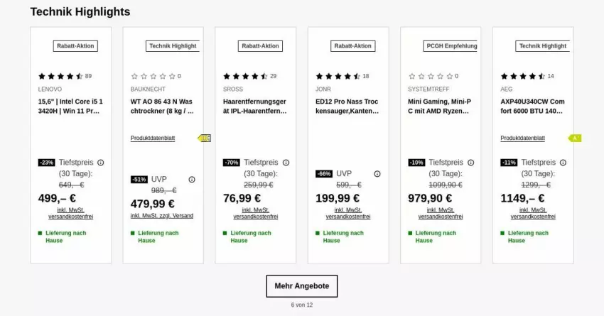 Aktueller Prospekt Saturn - Prospekte - von 18.08 bis 27.08.2025 - strona 5 - produkty: aeg, angebot, angebote, Bau, bauknecht, eis, Haarentfernung, Intel, lenovo, ndk, reis, ryzen, Ti, Trockner, versandkostenfrei