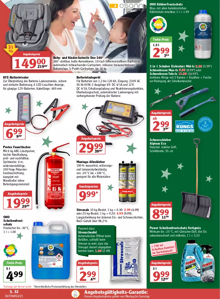 Aktueller Prospekt Globus - Prospekte - von 13.12 bis 18.12.2021 - strona 36 - produkty: angebot, angebotspreis, auto, batterie, batterien, beutel, Brei, eis, Eiskratzer, elle, erde, Holz, HP, Kinder, kleber, kopfstütze, ladegerät, LED-Leuchte, Leuchte, leuchten, Protex, Reinigung, reis, Ria, salz, Scheibenfrostschutz, Schneebesen, sonderposten, teller, Ti, tiefst-preis, tisch, wasser