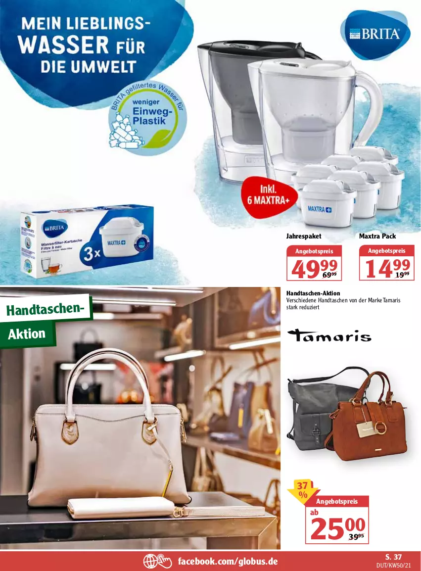 Aktueller Prospekt Globus - Prospekte - von 13.12 bis 18.12.2021 - strona 41 - produkty: angebot, angebotspreis, eis, Handtasche, Maxtra, reis, Tasche, taschen, Ti