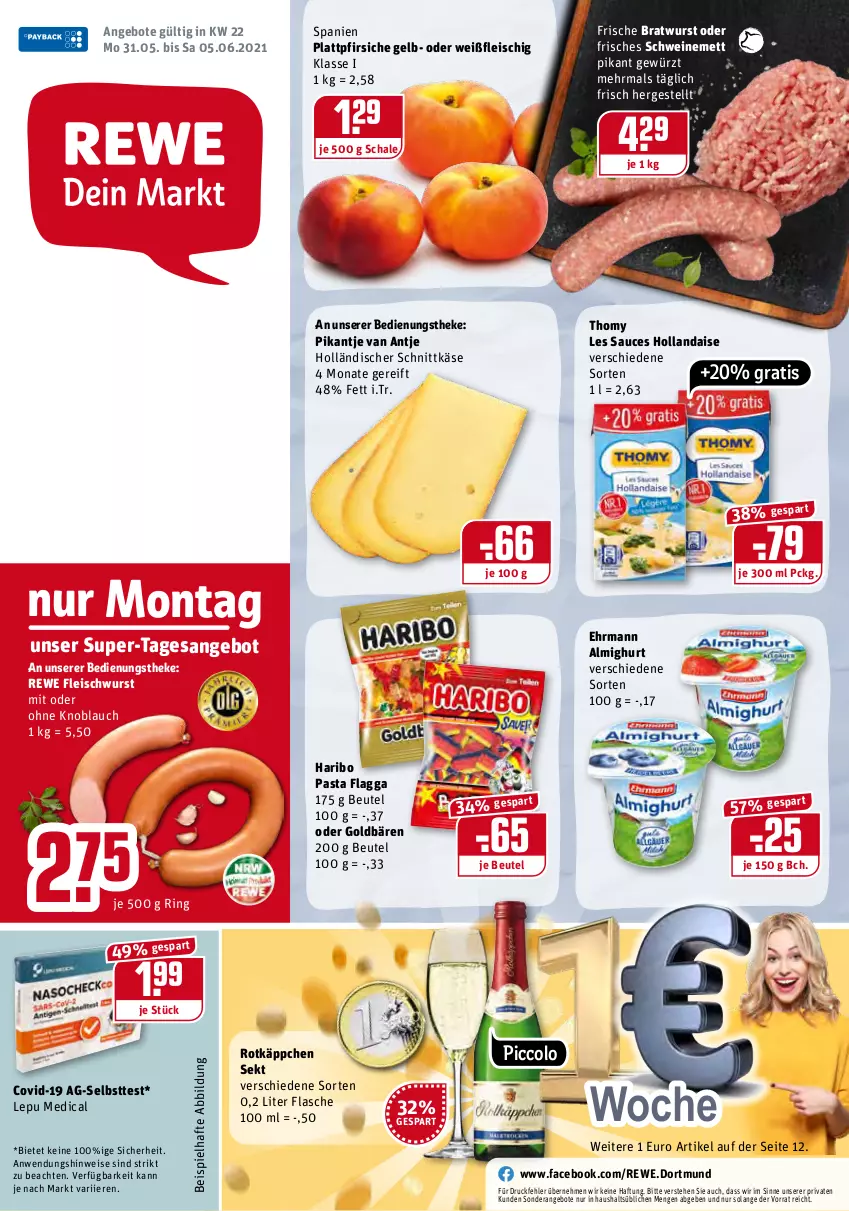 Aktueller Prospekt Rewe - Diese Woche im Angebot! - von 01.06 bis 05.06.2021 - strona 1