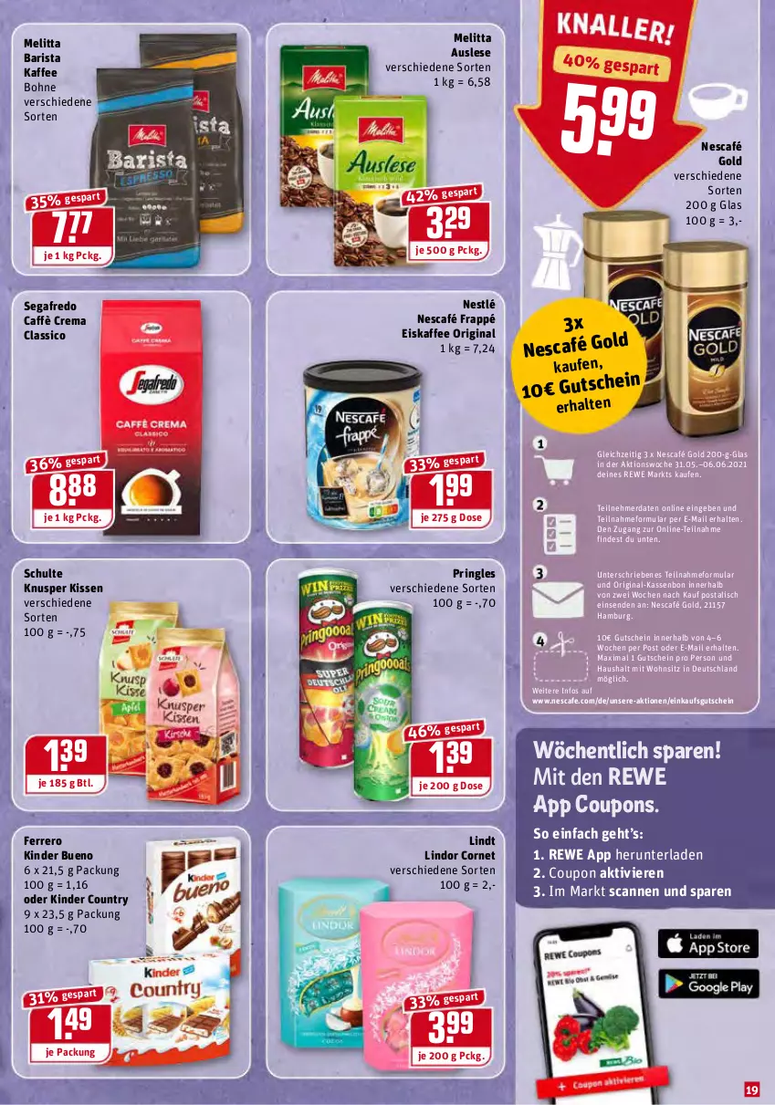 Aktueller Prospekt Rewe - Diese Woche im Angebot! - von 01.06 bis 05.06.2021 - strona 19