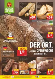 Gazetka promocyjna Netto Marken-Discount - Filial-Angebote - Gazetka - ważna od 19.03 do 19.03.2022 - strona 18 - produkty: angebot, backofen, baguette, bio, blume, blumen, brot, eis, haselnuss, kakao, kuchen, mehl, Meister, ndk, nuss, Ofen, reis, schoko, sonnenblume, sonnenblumen, Sonnenblumenkerne, sonnenblumenkernen, steinofen, stube, Tasche, Ti, tisch, vanille, versandkostenfrei, vita, weizenmischbrot, weltmeisterbrot, zitrone, zitronen