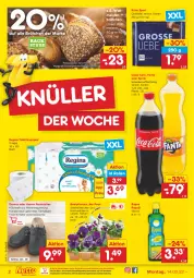 Gazetka promocyjna Netto Marken-Discount - Filial-Angebote - Gazetka - ważna od 19.03 do 19.03.2022 - strona 2 - produkty: angebot, backofen, beetpflanzen, bett, brötchen, coca-cola, cola, decksohle, eis, erde, fanta, fanta oder, fanta oder sprite, gin, Meister, ndk, oder sprite, Ofen, pantolette, pantoletten, papier, pflanze, pflanzen, rapso, rapsöl, reis, ritter, ritter sport, Sport, sprite, stube, Ti, toilettenpapier, versandkostenfrei