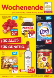 Gazetka promocyjna Netto Marken-Discount - Filial-Angebote - Gazetka - ważna od 19.03 do 19.03.2022 - strona 31 - produkty: angebot, creme, doppelkorn, hundenahrung, korn, nuss, nuss-nougat-creme, nutella, pedigree, pflaume, pflaumen, ring, Schal, Schale, storck, Ti, toffifee, tomate, tomaten, waschmittel, ZTE