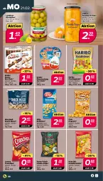 Gazetka promocyjna Netto - Angebote ab Montag - Gazetka - ważna od 26.02 do 26.02.2022 - strona 8 - produkty: chips, crunchips, elle, erdnüsse, frucht, früchte, fruchtgummi, funny-frisch, haribo, Kinder, kinder bueno, KnabberSnack, linsen, lorenz, lorenz crunchips, ndk, pom-bär, popcorn, salz, snack, Ti, ültje, ültje erdnüsse