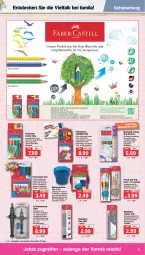 Gazetka promocyjna Famila - Prospekte - Gazetka - ważna od 31.08 do 31.08.2023 - strona 5 - produkty: Becher, Bleistift, bleistifte, buntstifte, decke, eis, elle, farbstifte, fasermaler, henkel, jumbo, kraft, Leuchte, leuchten, LG, Pinsel, reifen, reis, Ria, schenkel, stifte, Ti, tisch, wasser, ZTE