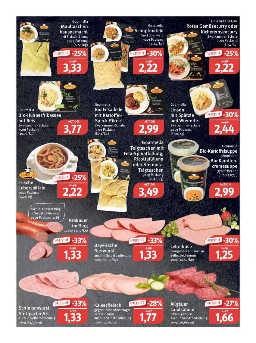 Aktueller Prospekt Feneberg - Prospekte - von 12.01 bis 14.01.2023 - strona 3 - produkty: auer, Becher, bier, bio, bio-karotten, creme, cremesuppe, curry, dell, eis, elle, erbsen, feta, fleisch, geback, gewürz, hühner, Kaiser, karotten, kartoffel, Kartoffelsuppe, Käse, kichererbsen, krakauer, leberkäs, leberkäse, LG, linsen, mac, maultaschen, nerf, nudel, nudeln, Ofen, püree, reis, ricotta, ring, salami, Schal, Schale, schinken, schinkenwurst, Speck, spinat, suppe, Tasche, taschen, Ti, wiener, wurst, ZTE