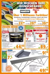 Gazetka promocyjna  - Prospekt für Globus Baumarkt  Achern - Gazetka - ważna od 17.12 do 17.12.2022 - strona 13 - produkty: abdeckvlies, alpina, Alpinaweiß, Bau, Brei, brie, classico, eimer, elle, fassadenfarbe, gin, Heu, HP, innenfarbe, lack, Lacke, latte, lion, primaster, Rauhfaser, Ti, tisch, tischplatte, weck