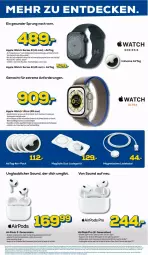 Gazetka promocyjna Euronics - Prospekte - Gazetka - ważna od 12.04 do 12.04.2023 - strona 5 - produkty: Apple, Apple Watch, Apple Watch SE, auer, auto, decke, deka, eis, elle, ente, erde, iphone, ladegerät, ladekabel, leco, mac, Pods, rum, Spezi, Sport, Ti, tisch, WICK