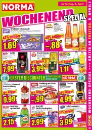 Gazetka promocyjna Norma - Norma - Gazetka - ważna od 11.04 do 11.04.2022 - strona 15 - produkty: alpenmilch, ananas, apfel, Becher, blended scotch, blended scotch whisky, blume, blumen, bohne, bohnen, bohnenkaffee, caramel, cheesecake, eis, erfrischungsgetränk, espresso, flasche, ganze haselnüsse, geschirr, geschirrspülmittel, getränk, honig, kaffee, keks, kirsch, löslicher bohnenkaffee, lungo, mango, Mett, milch, nuss, oder espresso, orange, orchidee, oreo, papier, pril, pudding, säfte, Schmetterling, schoko, schokolade, scotch, scotch whisky, sonnenblume, sonnenblumen, Soße, spülmittel, Ti, toilettenpapier, vita, whisky, Wild, zitrone